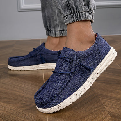 Herren Mokassin Slipper Leicht Bequem