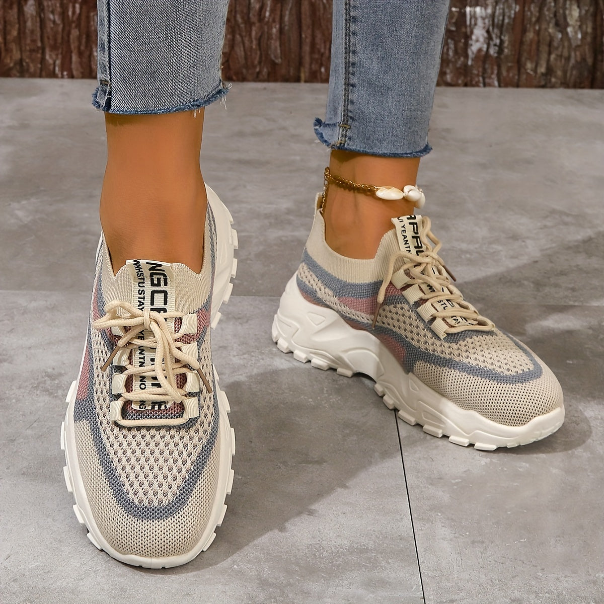 Damen Plateau Schuhe