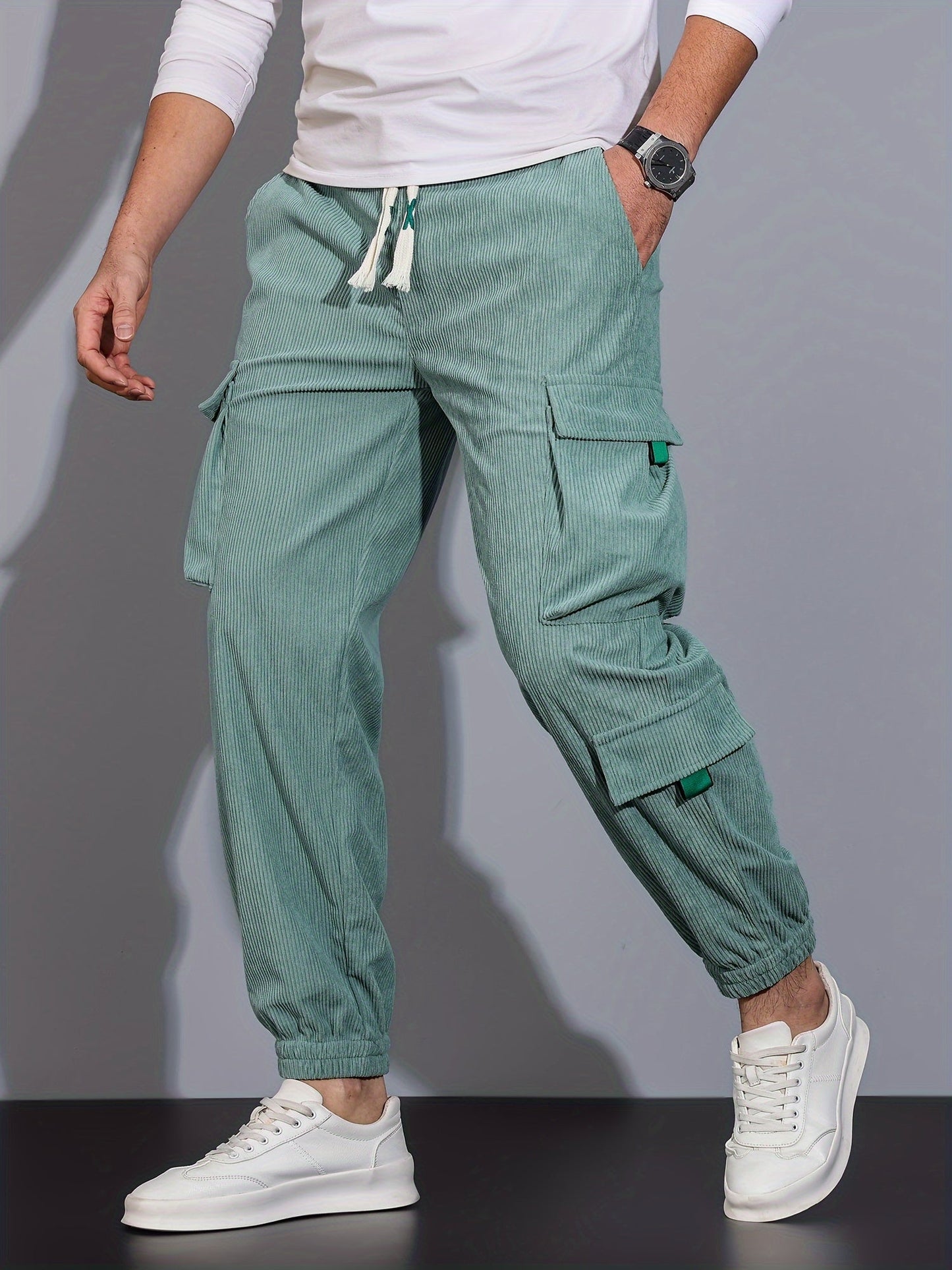 Herren Cargo-Hose Baumwolle
