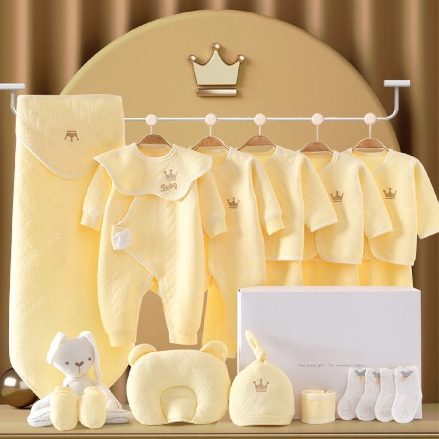 Baby Erstausstattungs-Set 100% Bio-Baumwolle Hypoallergen