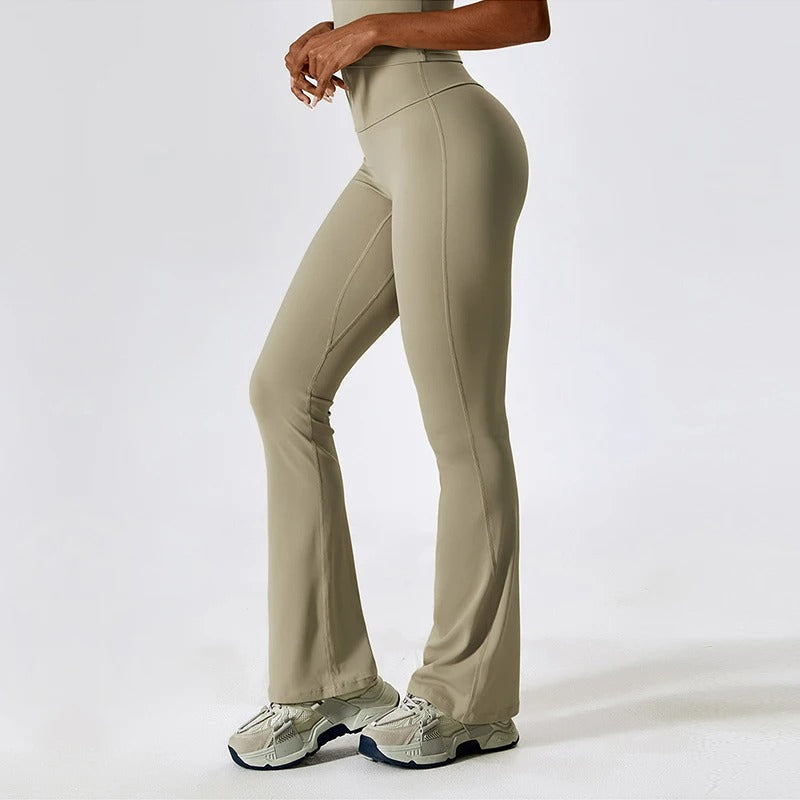 Norvielle Damen Leggings Ausgeklappt