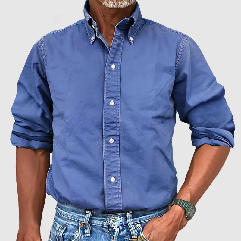 Vince Herrenhemd Vintage Used Look