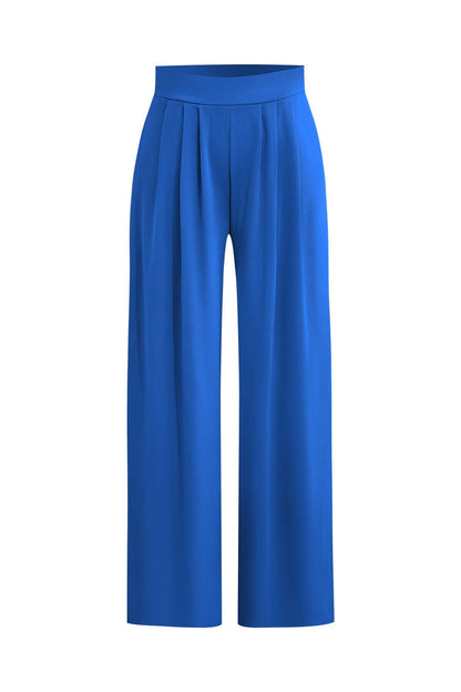 Elegantes Damen Zweiteiler-Set Crop- Palazzo-Hose