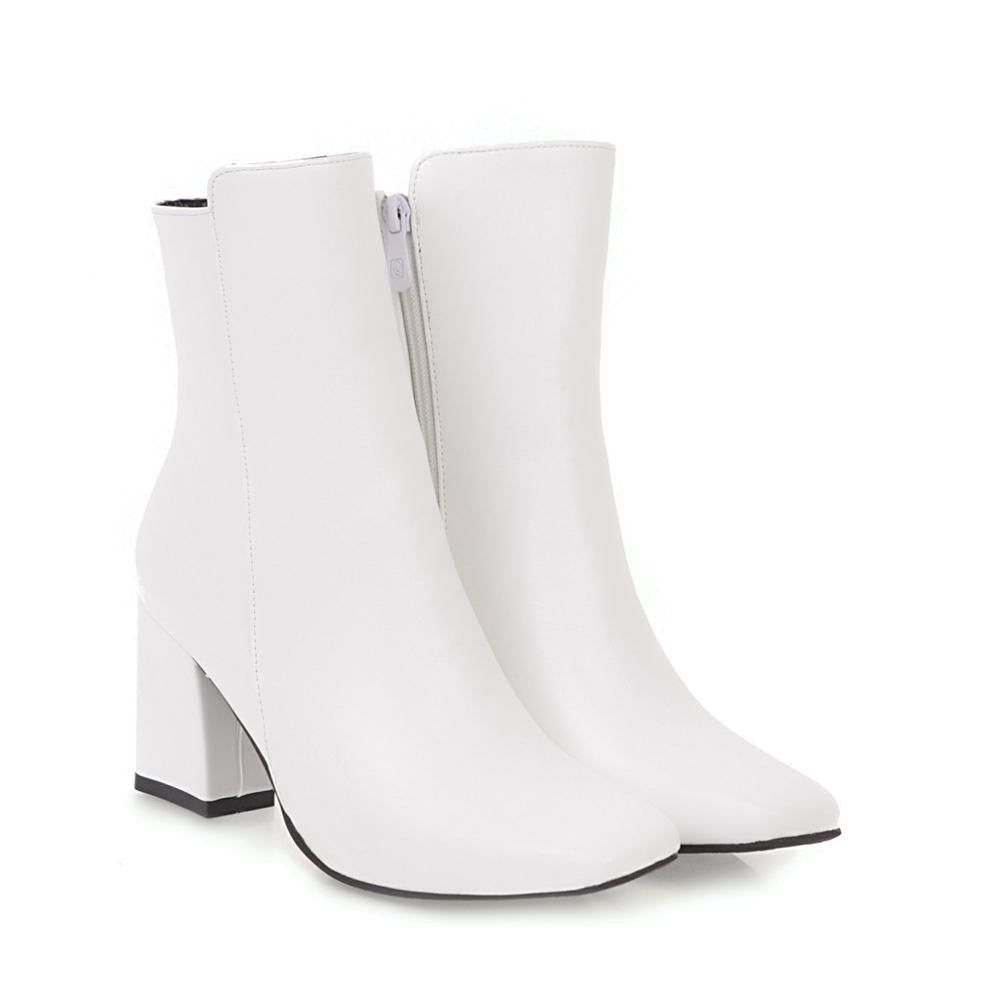 Norvielle Damen Stiefeletten Hoher Absatz
