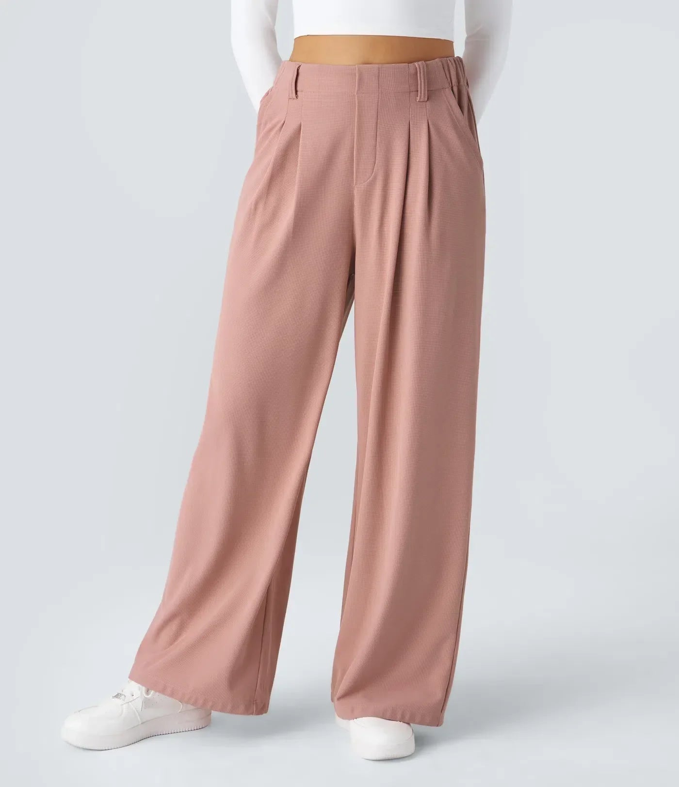 Damen High-Waist-Hose Klassisch