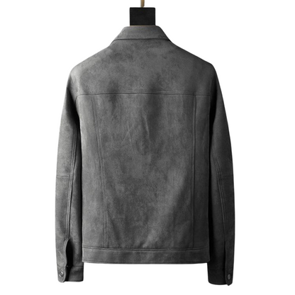 Norvielle Herren Suede Lederjacke