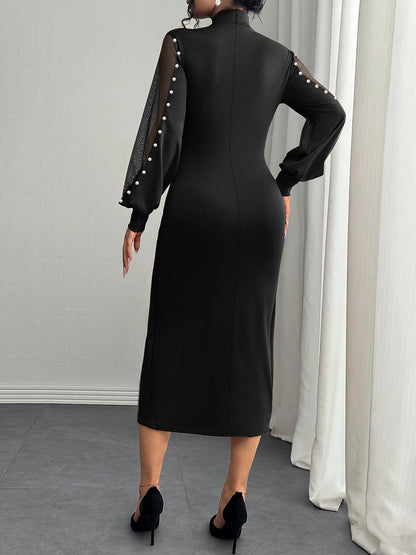 Elegantes Damenkleid Fließende Ärmel