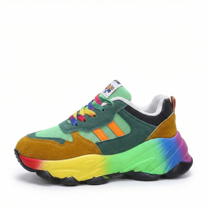 Norvielle Damen Orthopädische Laufschuhe Bunt