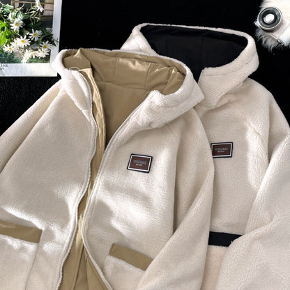 Gabriel Herren Kapuzenjacke Fleece Wendbar
