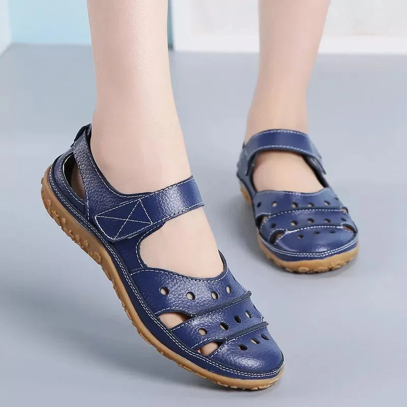 Norvielle Damen Orthopädische Sandalen Bequemer Verschluss