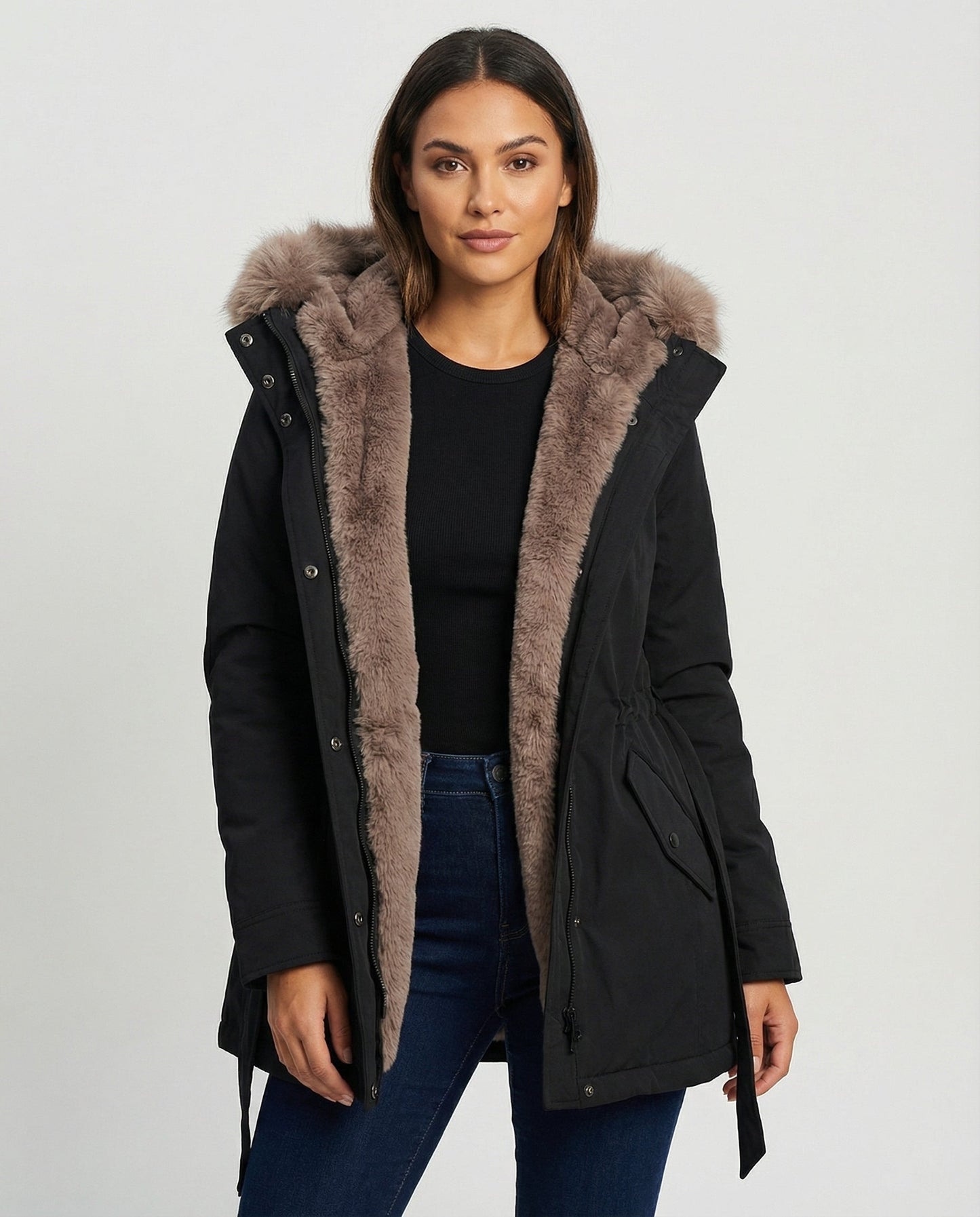 Damen Winterjacke Bont Warm - Norvielle