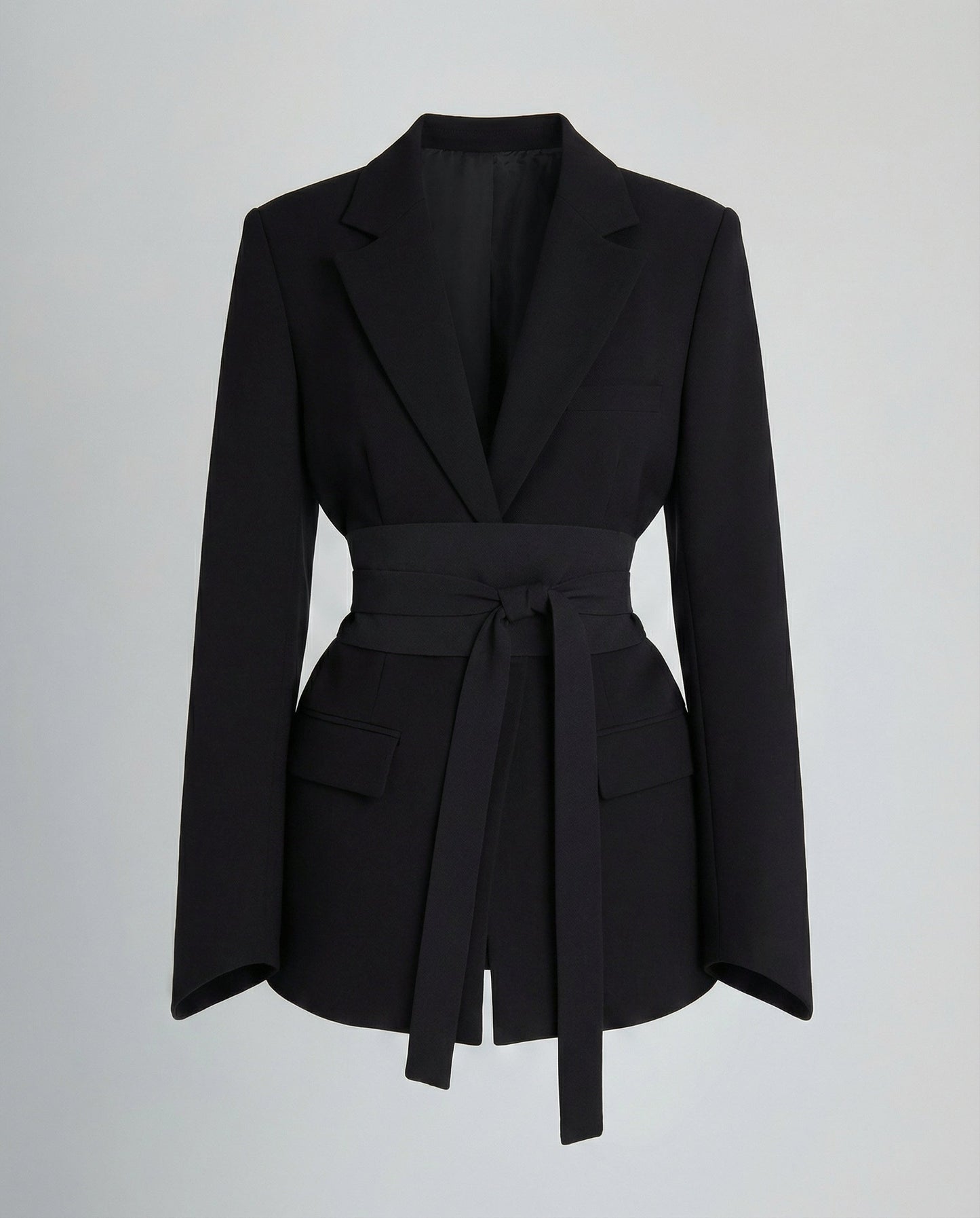 Damen Blazer Gürtel Tailliert