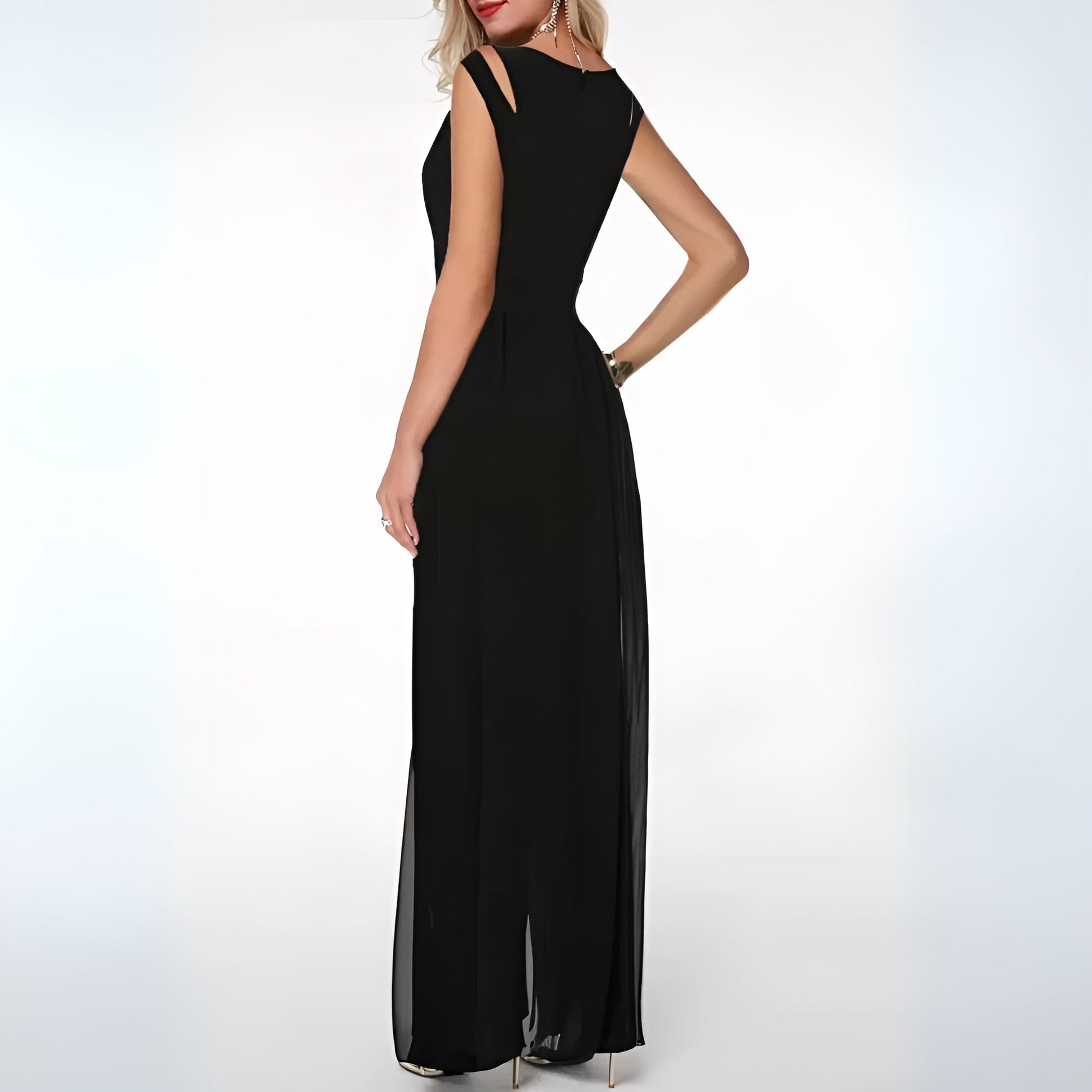 Damen Overall Trend Norvielle Baumwolle Schwarz - Norvielle