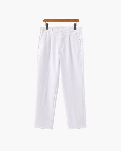 Enzo Herren Anzughose High-Waist Weites Bein