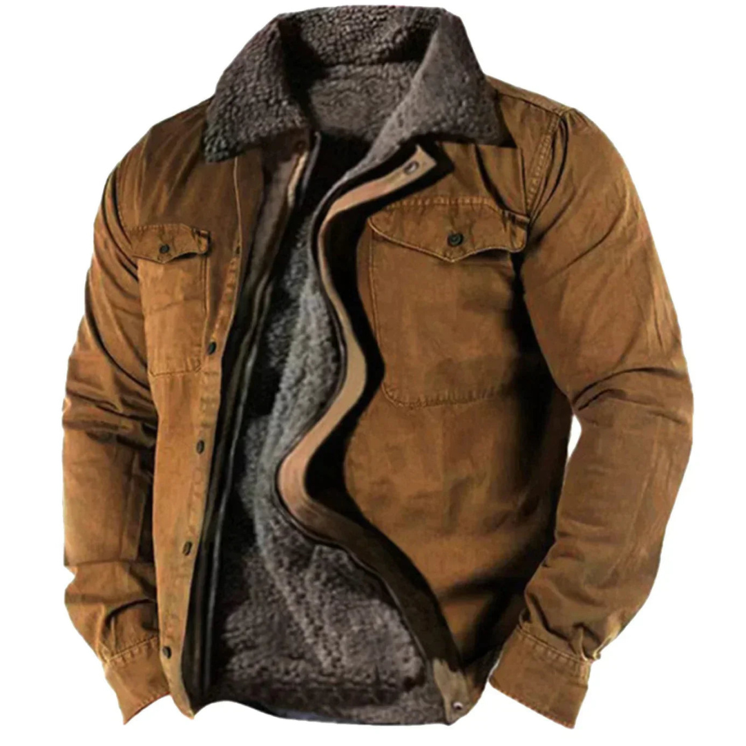 Herren Jacke Mittelknopfleiste Klare Linienform - Norvielle