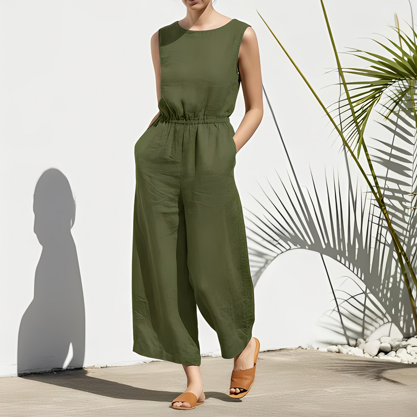 Damen Sommer-Overall Bequem Leicht