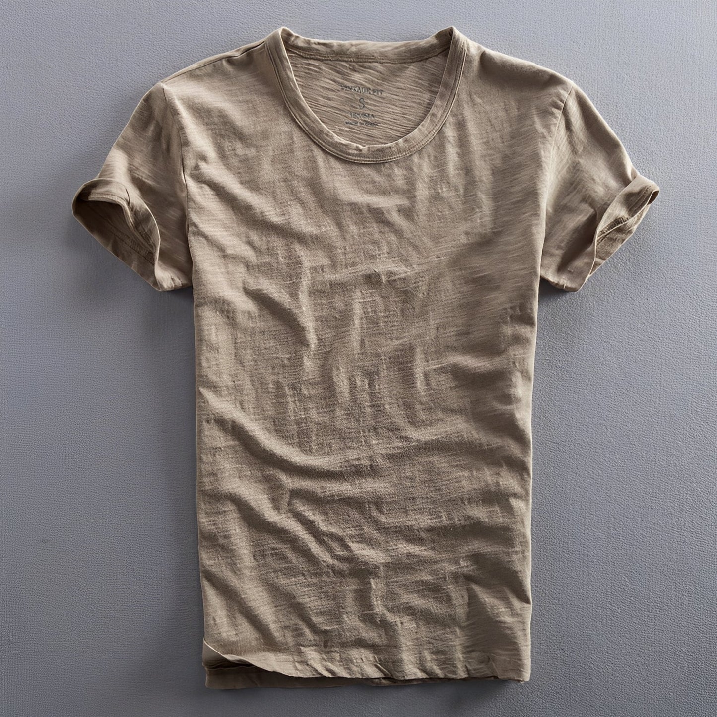 Herren Klassisches T-Shirt aus Baumwolle Weiß