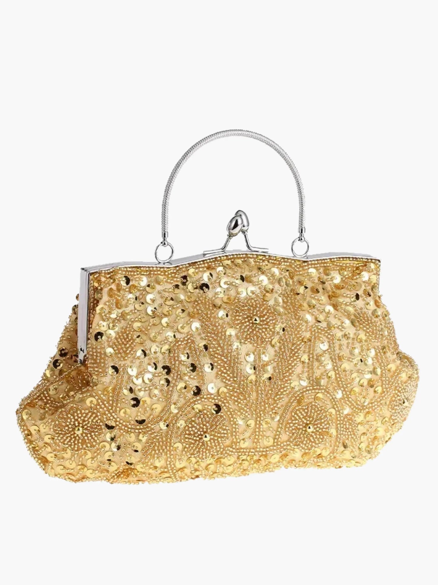 Adina Damen Handtasche Bestickt Vintage Stil
