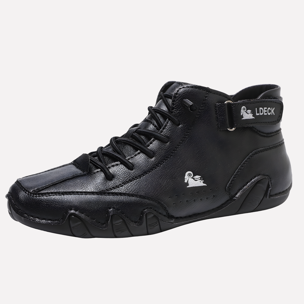 Herren Leichte Leder Barfußschuhe