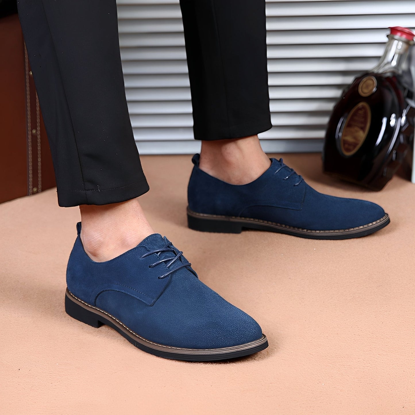 Herren Schnürschuhe Robust Leder