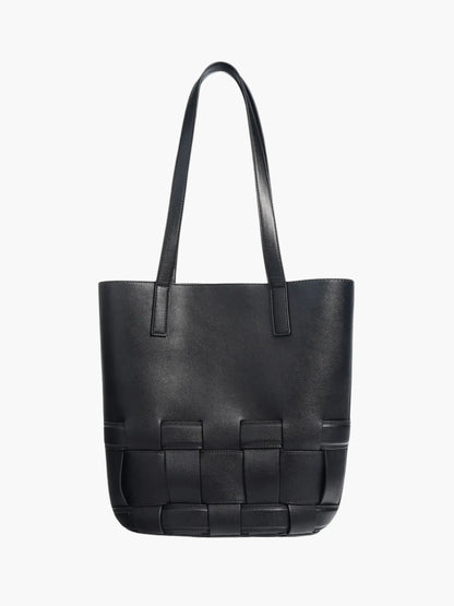 Geflochtene Leder Damenhandtasche