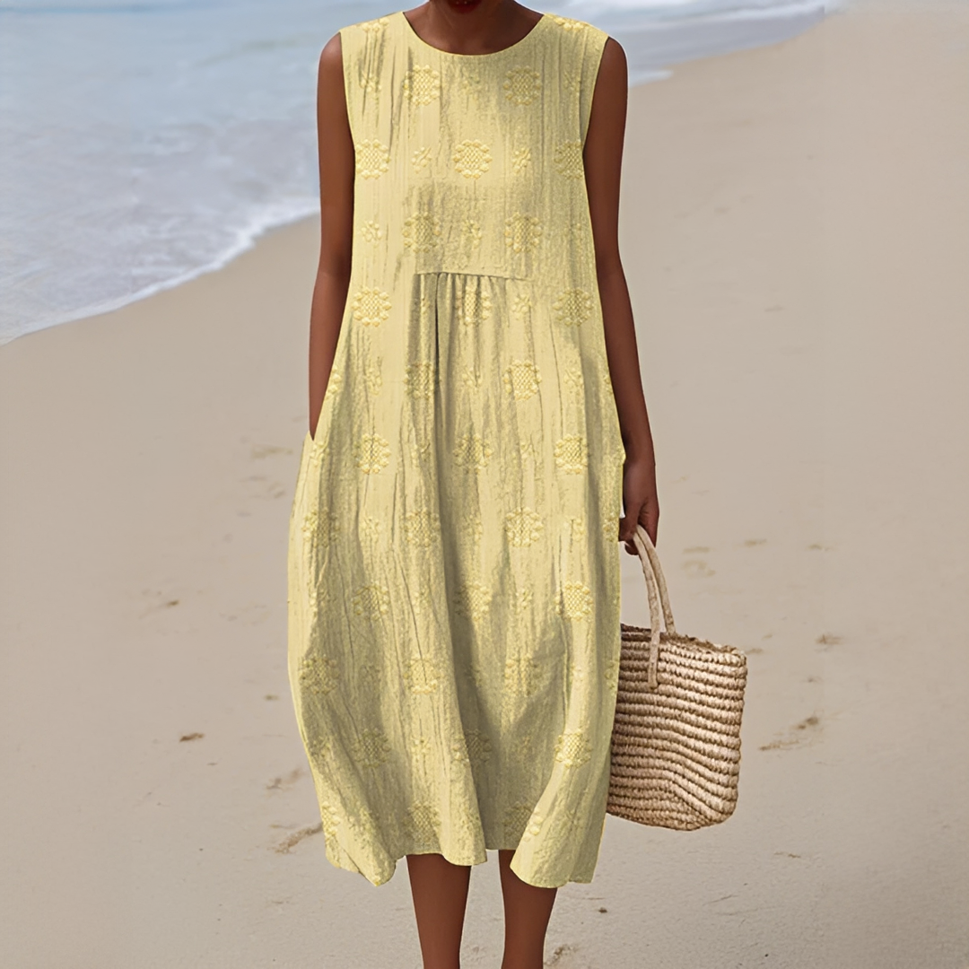 Carley Damen Sommerkleid Leicht Modisch