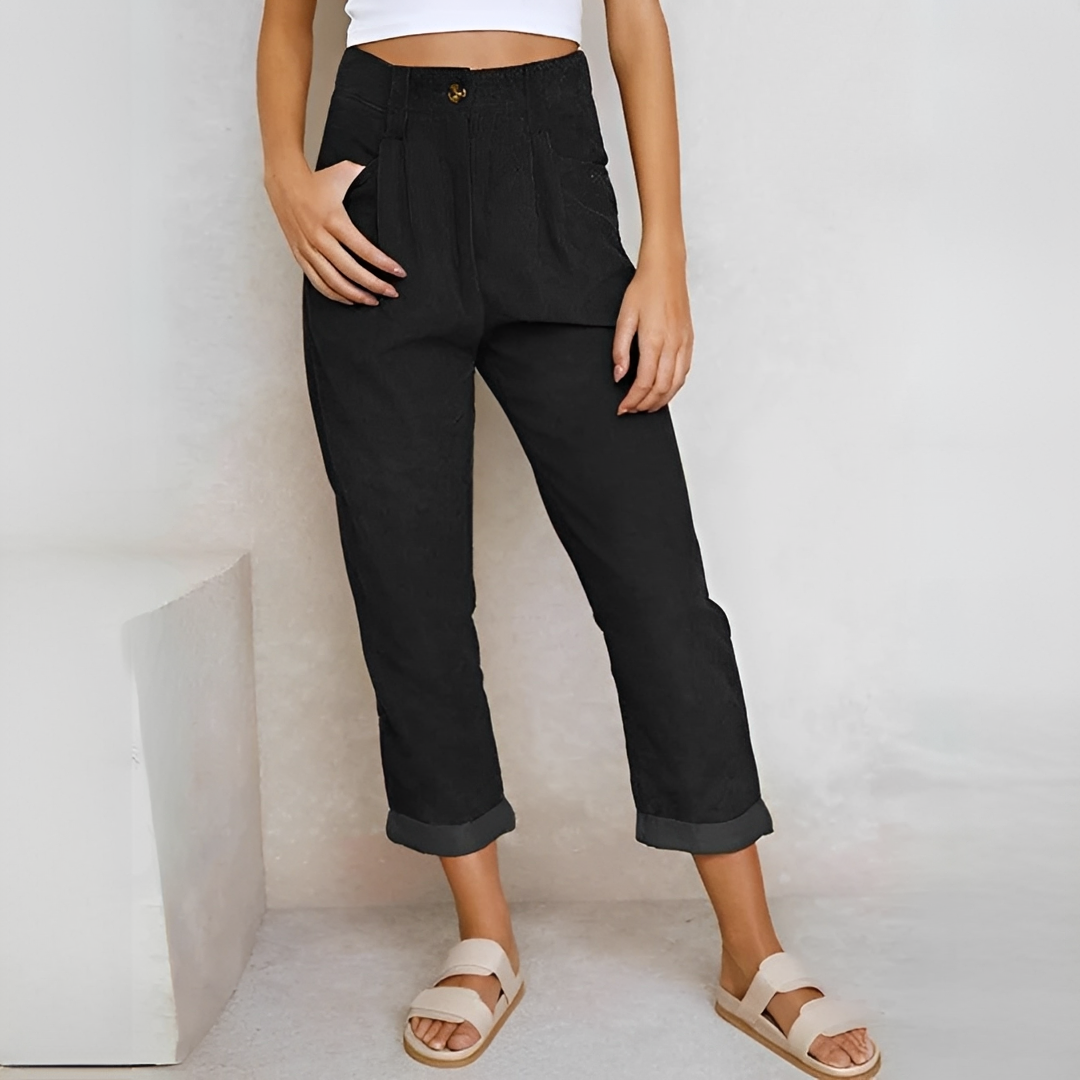 Damen Cordhose Trendig