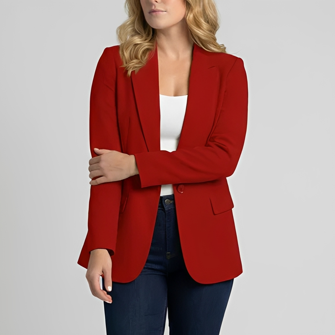 Damen Blazer Stoff Elegannt