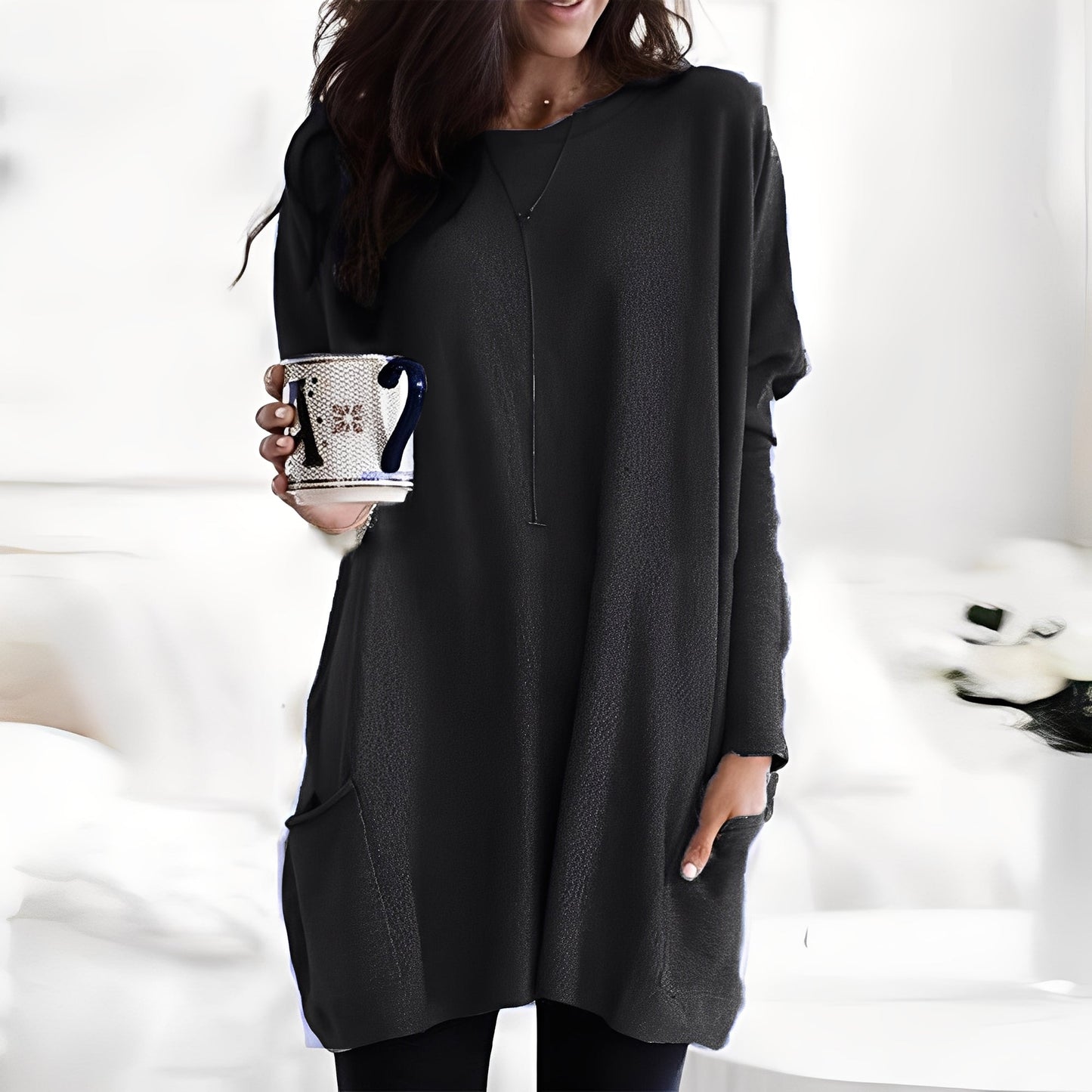 Damen Pullover Langärmlig Modisch