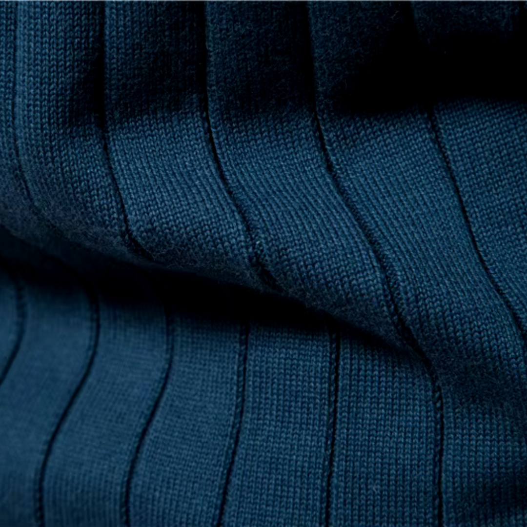 Herren Pulloverjacke Strukturiert Stehkragen Zip