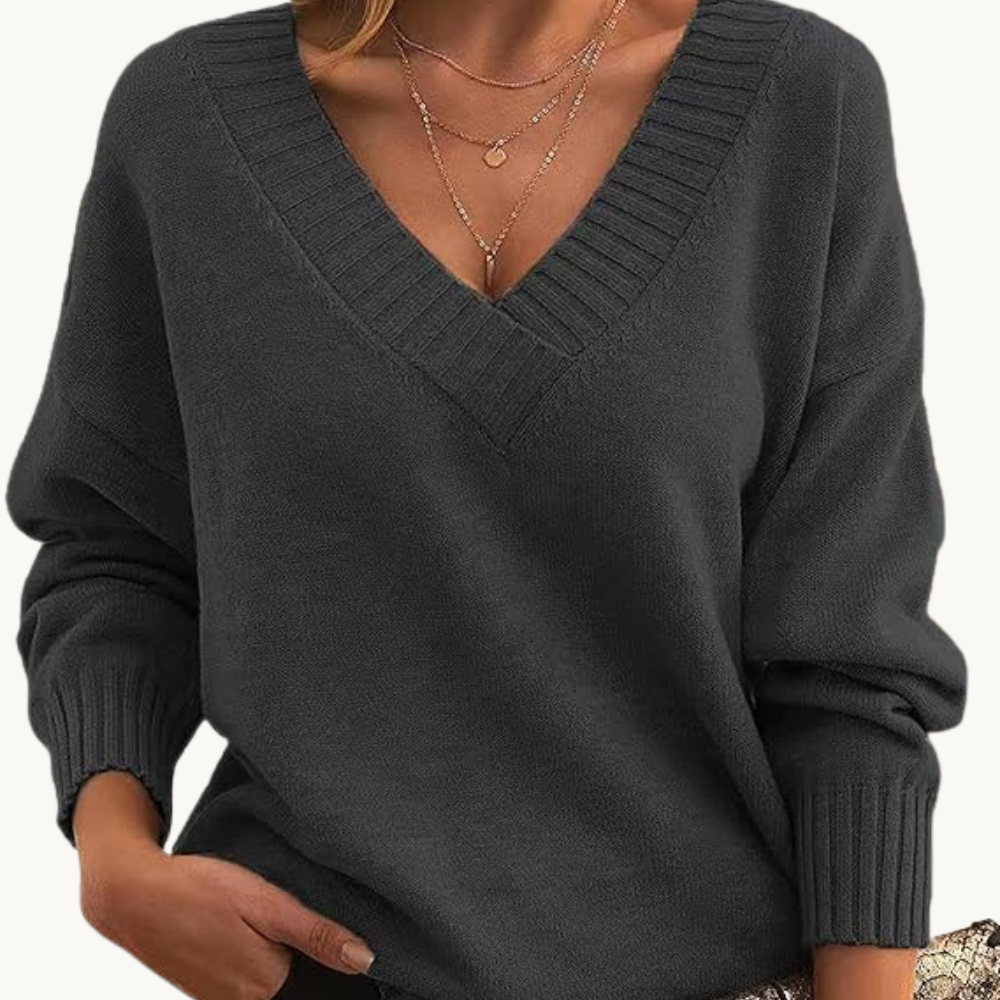 Damen Pullover V-Ausschnitt