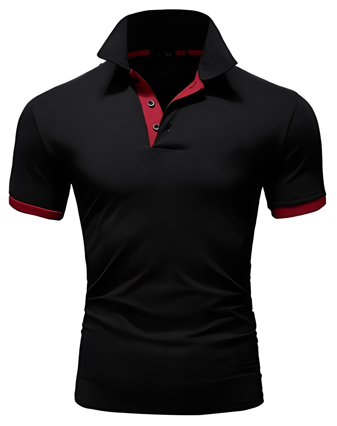 Herren Poloshirt Stilvoll Baumwolle Weiß