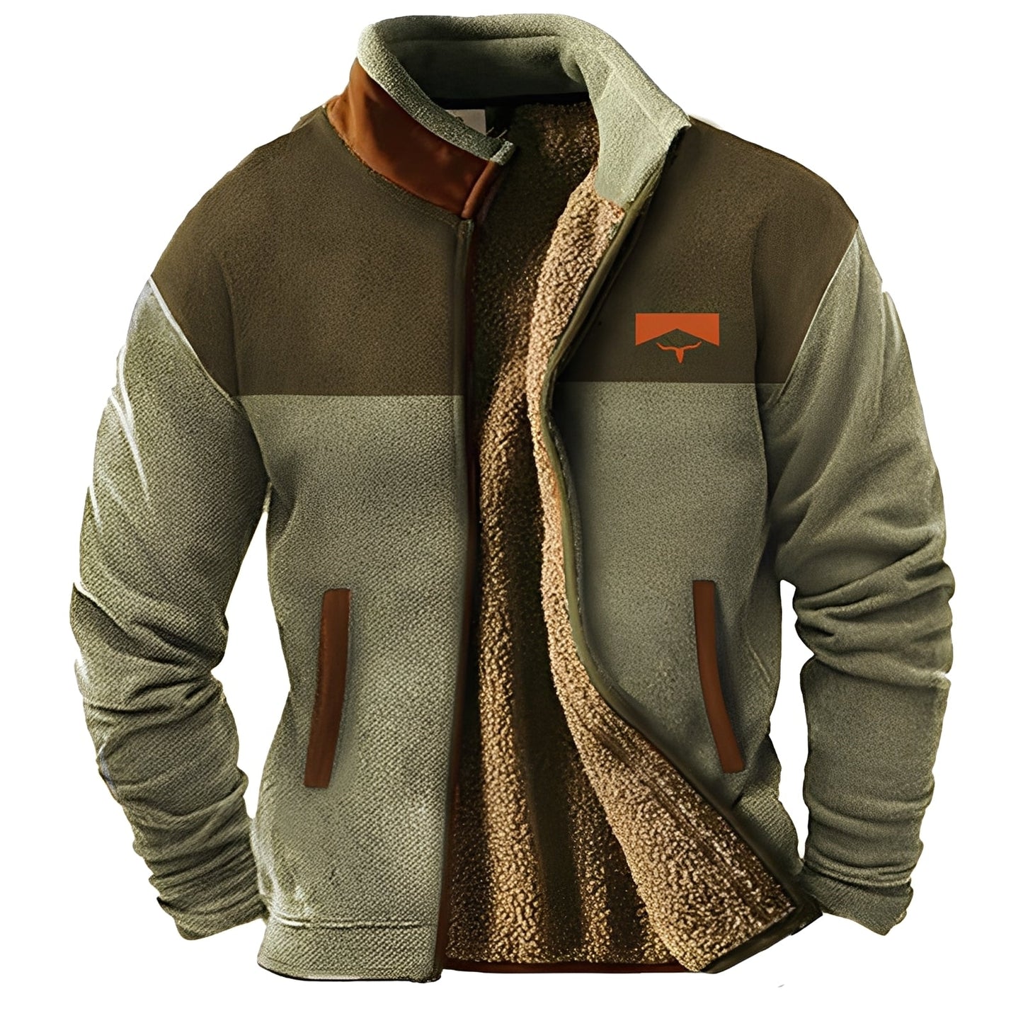 Aubert Herren Fleecejacke Outdoor Wasserdicht