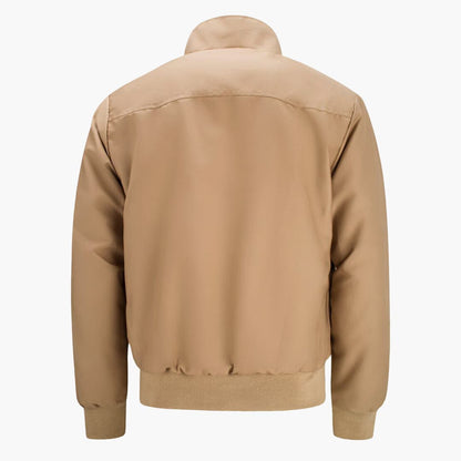 Herren Winterjacke Rippbündchen Reißverschluss