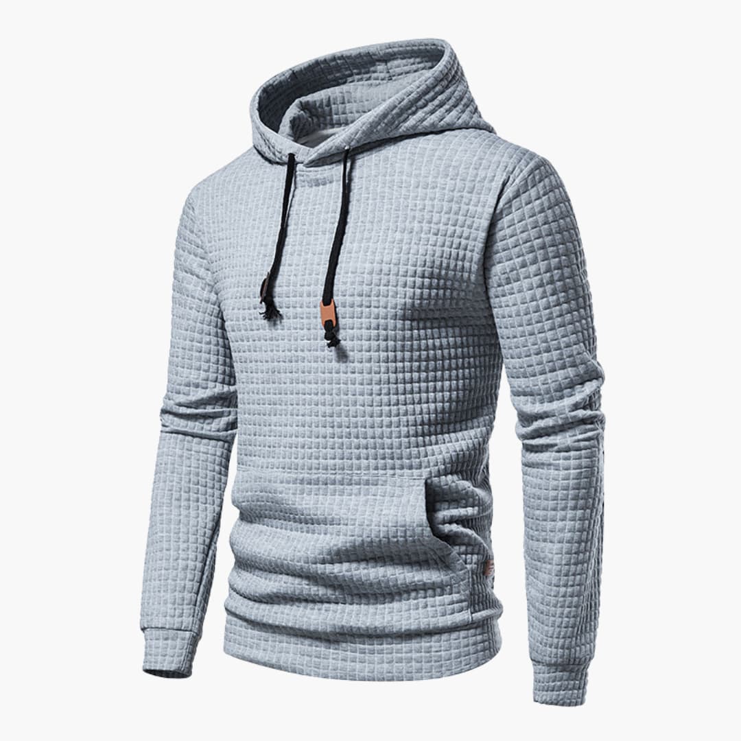 Bequemer Damen Hoodie Baumwolle Grau