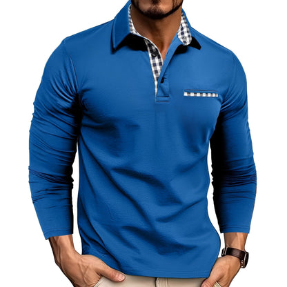 Rupert Herren Langarm-Poloshirt Lässig