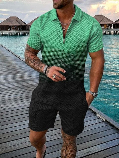 Herren Freizeit-Set Zweiteilig mit Aufdruck