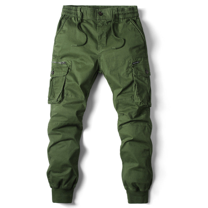 Herren Slim-Fit Cargohose Stretch
