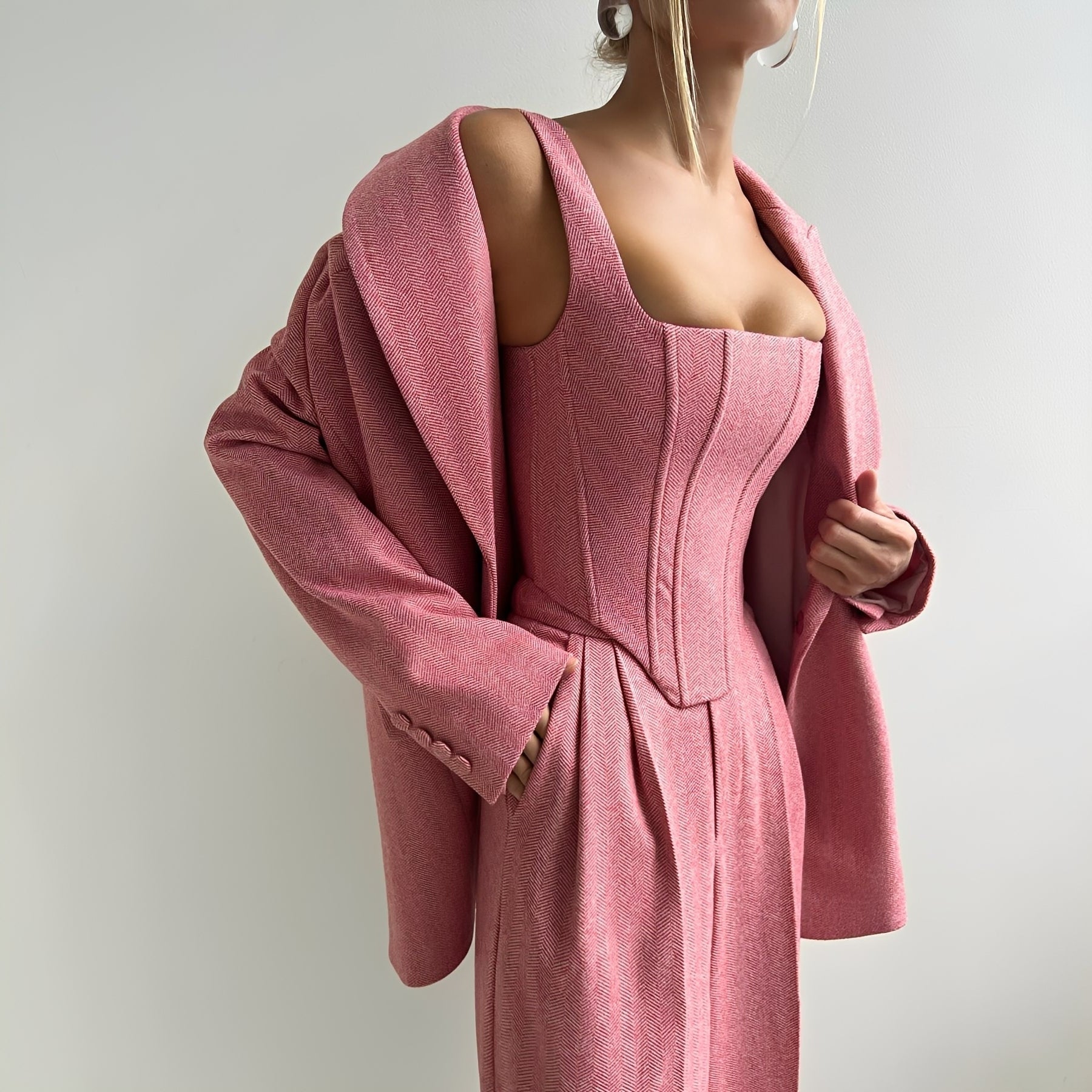 Damen Blazer-Set 3-teilig Stilvoll - Norvielle