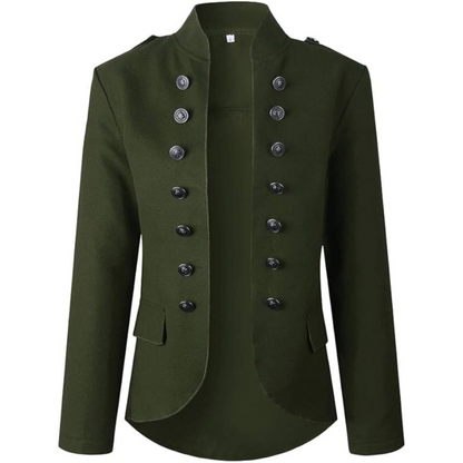 Norvielle Herren Blazer Stehkragen