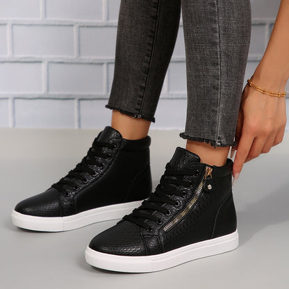 Damen Sneakers Reißverschluss