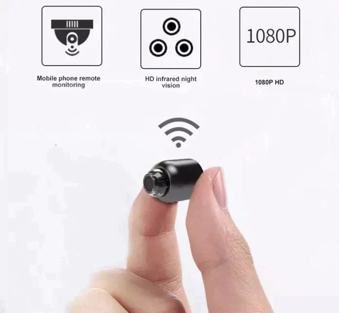 WiFi-Überwachungskamera 1080P Full HD Infrarot Nachtsicht 120°