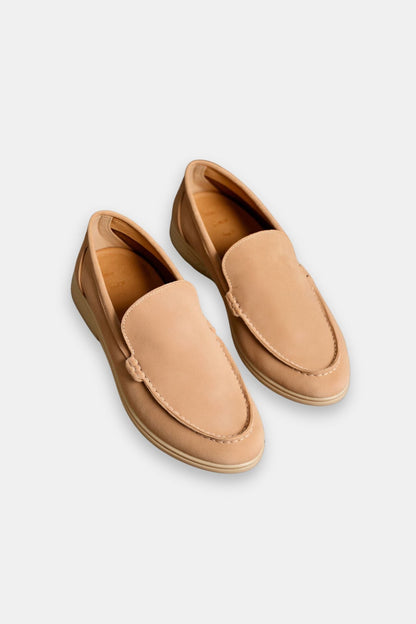Beige Loafers Damen Stilvoll Leder