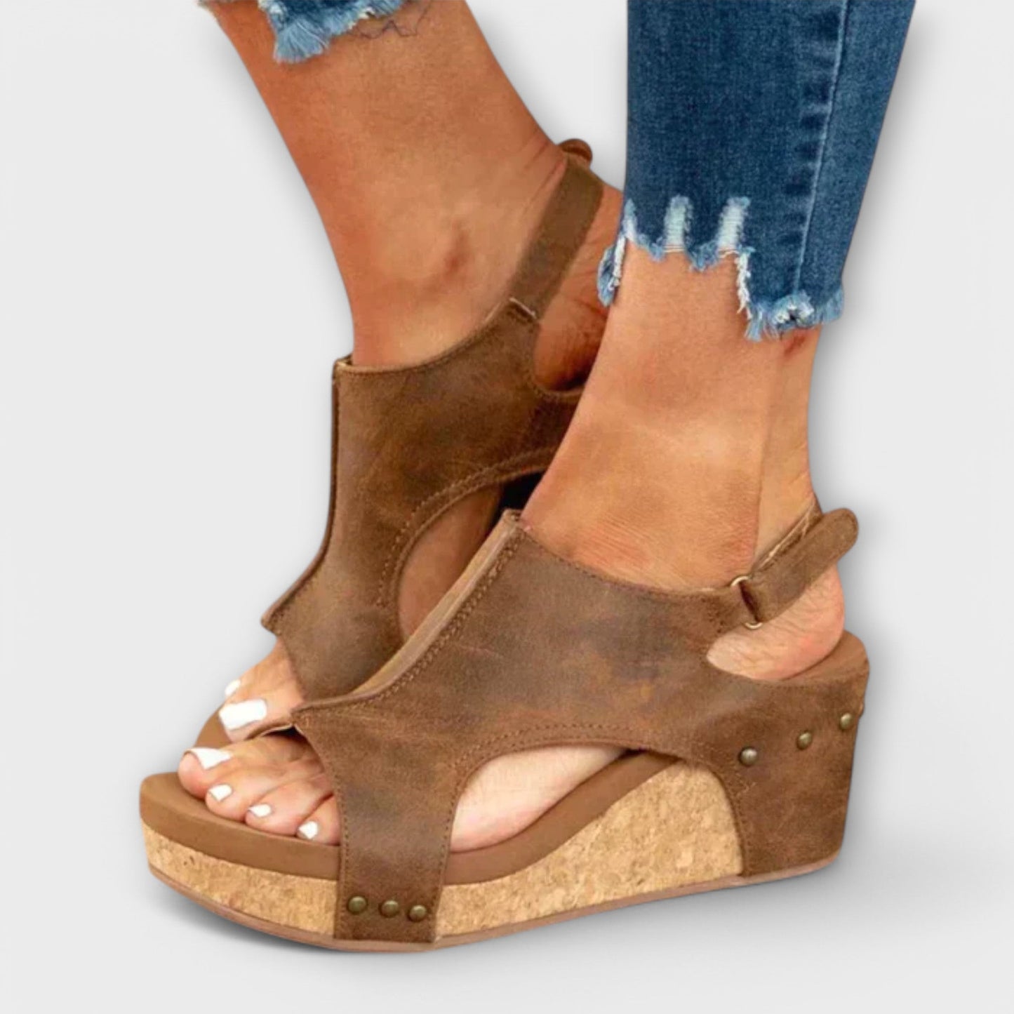 Orthopädische Damen Schuhe Keilabsatz