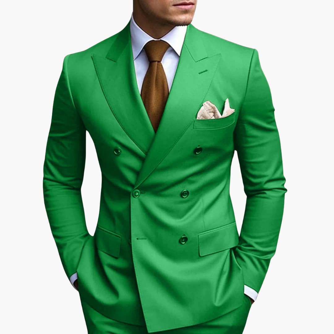 Herren Zweireiher Anzug Elegant