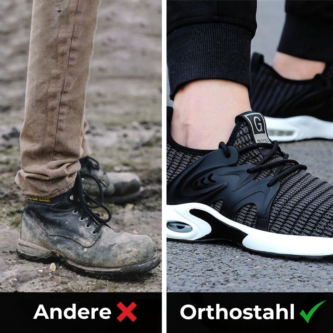 Orthostahl Ergonomischer Sicherheitsschuh Schmerzlindernd Zertifiziert