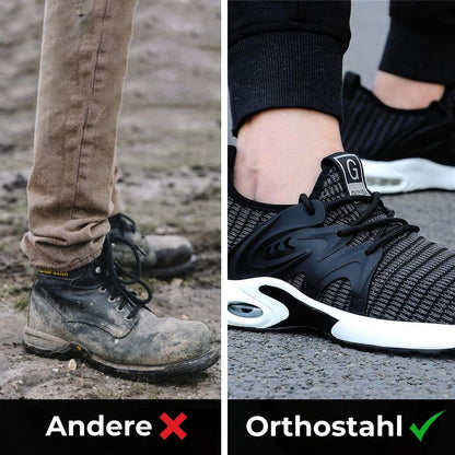 Orthostahl Ergonomischer Sicherheitsschuh Schmerzlindernd Zertifiziert
