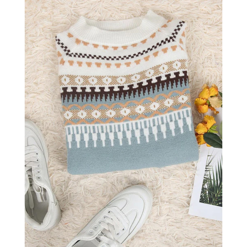 Norweger Strickpullover Winter