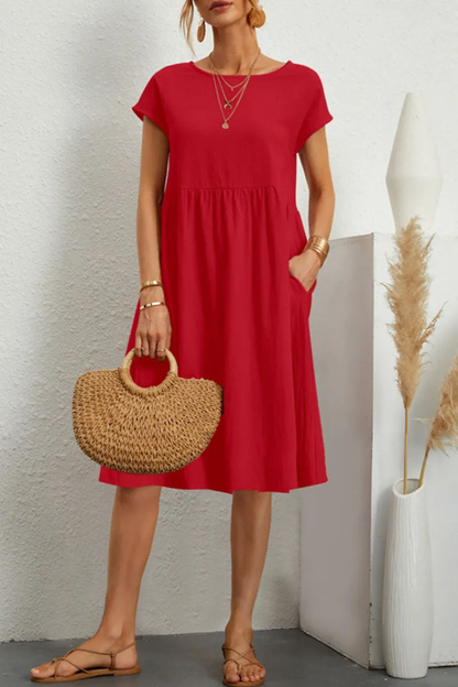Imogen Damen Patchwork-Kleid Zeitgemäß