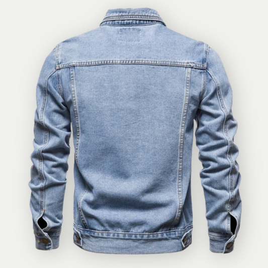 Herren Denim Jeansjacke Axel Blau - Norvielle